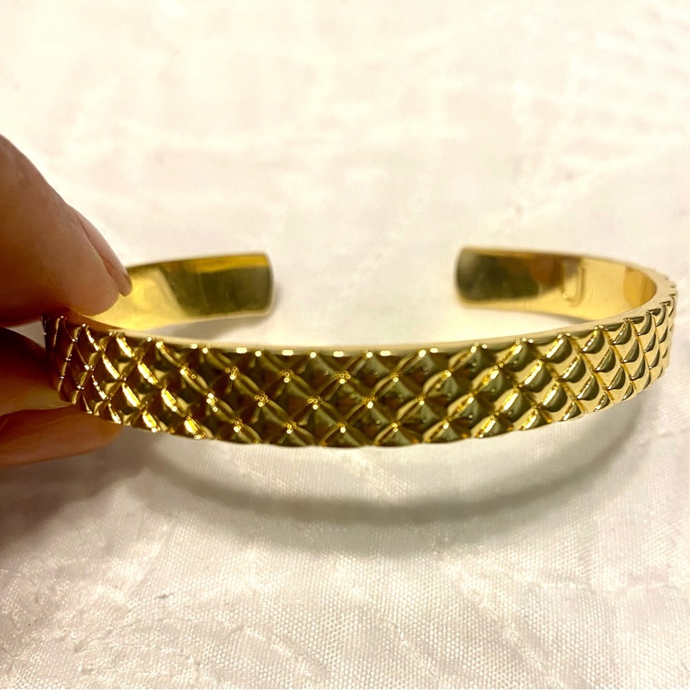 Uncommon James adjustable gold cuff.  Never worn